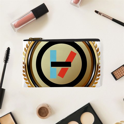 Twenty One Pilots Shield Cosmetic Bag (XS) from ArtsNow.com Front
