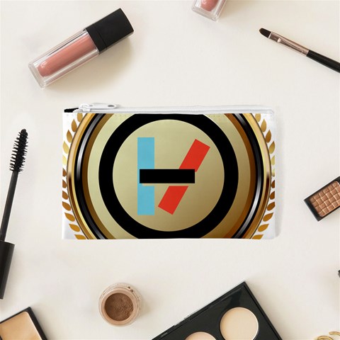 Twenty One Pilots Shield Cosmetic Bag (XS) from ArtsNow.com Front