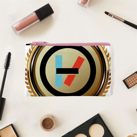Twenty One Pilots Shield Cosmetic Bag (XS) from ArtsNow.com Front
