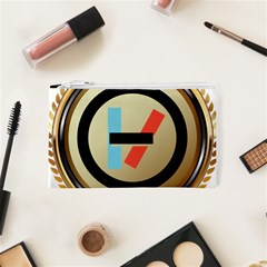 Twenty One Pilots Shield Cosmetic Bag (XS) from ArtsNow.com Front