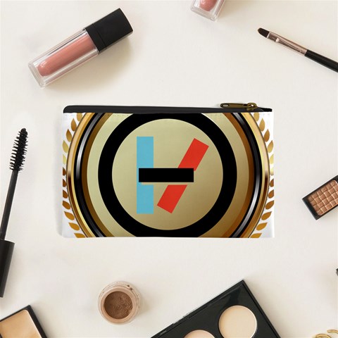 Twenty One Pilots Shield Cosmetic Bag (XS) from ArtsNow.com Back