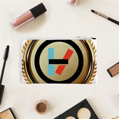 Twenty One Pilots Shield Cosmetic Bag (XS) from ArtsNow.com Back
