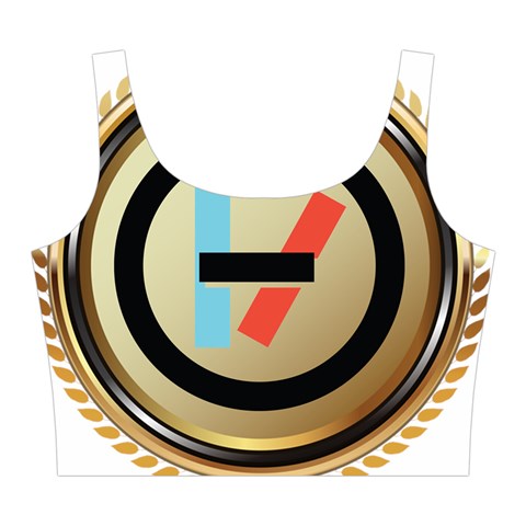 Twenty One Pilots Shield Midi Sleeveless Dress from ArtsNow.com Top Front