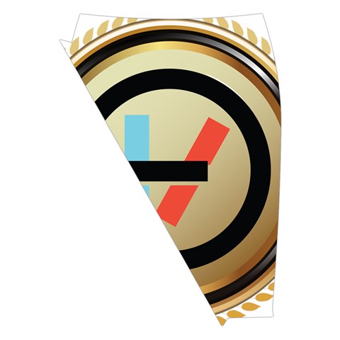 Twenty One Pilots Shield Midi Wrap Pencil Skirt from ArtsNow.com Front Left