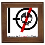 Twenty One Pilots Skull Framed Tile