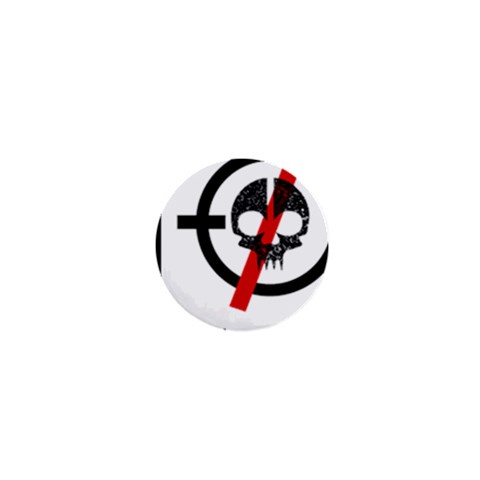 Twenty One Pilots Skull 1  Mini Button from ArtsNow.com Front