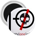 Twenty One Pilots Skull 3  Magnet