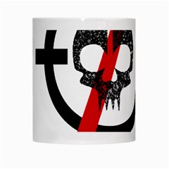 Twenty One Pilots Skull White Mug from ArtsNow.com Center