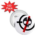 Twenty One Pilots Skull 1.75  Button (100 pack) 