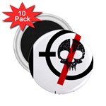 Twenty One Pilots Skull 2.25  Magnet (10 pack)