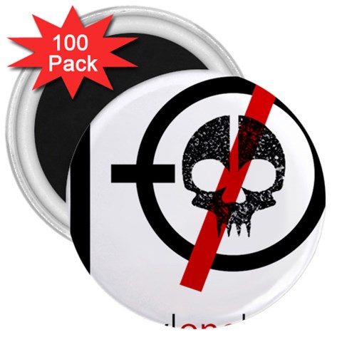 Twenty One Pilots Skull 3  Magnet (100 pack) from ArtsNow.com Front