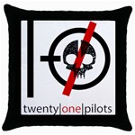 Twenty One Pilots Skull Throw Pillow Case (Black)