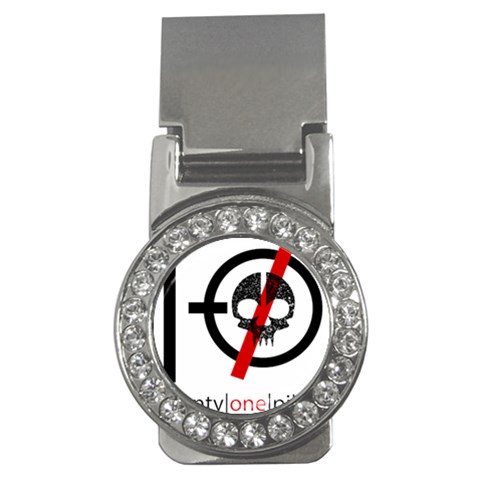 Twenty One Pilots Skull Money Clip (CZ) from ArtsNow.com Front
