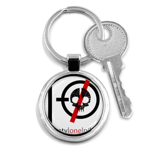 Twenty One Pilots Skull Key Chain (Round) from ArtsNow.com Front