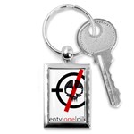 Twenty One Pilots Skull Key Chain (Rectangle)
