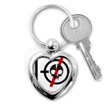 Twenty One Pilots Skull Key Chain (Heart)