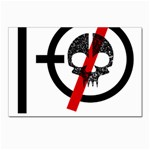 Twenty One Pilots Skull Postcard 4 x 6  (Pkg of 10)