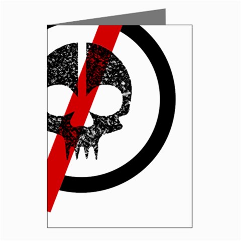 Twenty One Pilots Skull Greeting Cards (Pkg of 8) from ArtsNow.com Left