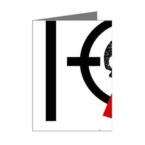 Twenty One Pilots Skull Mini Greeting Cards (Pkg of 8) from ArtsNow.com Right