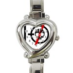 Twenty One Pilots Skull Heart Italian Charm Watch