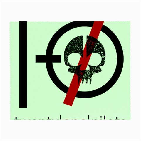 Twenty One Pilots Skull Small Glasses Cloth from ArtsNow.com Front
