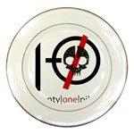 Twenty One Pilots Skull Porcelain Plate