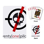 Twenty One Pilots Skull Playing Cards Single Design