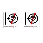 Twenty One Pilots Skull Cufflinks (Square)