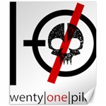 Twenty One Pilots Skull Canvas 8  x 10 