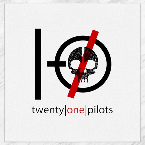 Twenty One Pilots Skull Canvas 16  x 16  from ArtsNow.com 15.2 x15.41  Canvas - 1