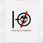 Twenty One Pilots Skull Canvas 16  x 20 