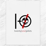 Twenty One Pilots Skull Canvas 18  x 24 