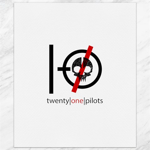 Twenty One Pilots Skull Canvas 20  x 24  from ArtsNow.com 19.57 x23.15  Canvas - 1