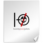 Twenty One Pilots Skull Canvas 20  x 24 