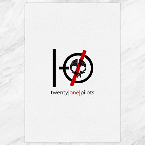 Twenty One Pilots Skull Canvas 20  x 30  from ArtsNow.com 19.62 x28.9  Canvas - 1