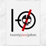 Twenty One Pilots Skull Canvas 36  x 48 