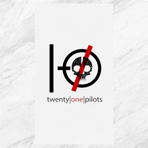 Twenty One Pilots Skull Canvas 40  x 72  from ArtsNow.com 39.28 x69.23  Canvas - 1