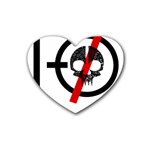 Twenty One Pilots Skull Rubber Coaster (Heart)