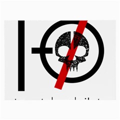 Twenty One Pilots Skull Large Glasses Cloth (2 Sides) from ArtsNow.com Back