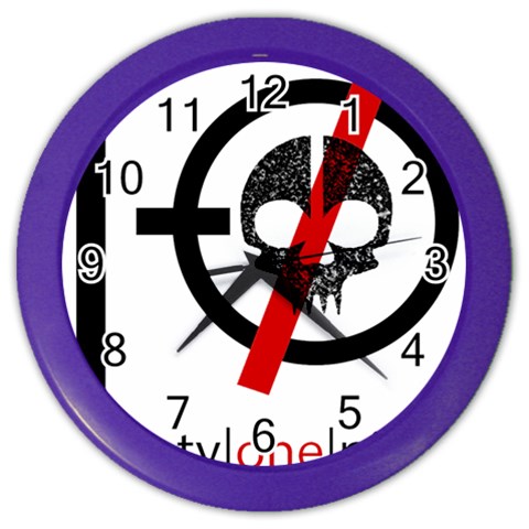 Twenty One Pilots Skull Color Wall Clock from ArtsNow.com Front