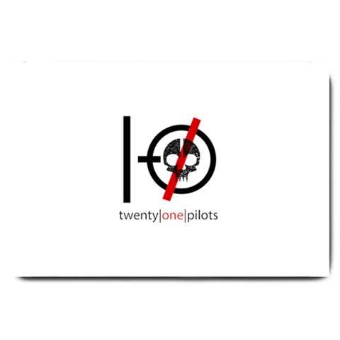 Twenty One Pilots Skull Large Doormat from ArtsNow.com 30 x20  Door Mat