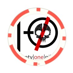 Twenty One Pilots Skull Poker Chip Card Guard from ArtsNow.com Front