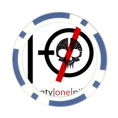 Twenty One Pilots Skull Poker Chip Card Guard from ArtsNow.com Front