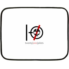 Twenty One Pilots Skull Double Sided Fleece Blanket (Mini) from ArtsNow.com 35 x27  Blanket Front