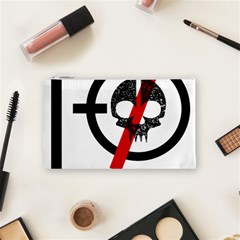 Twenty One Pilots Skull Cosmetic Bag (Small) from ArtsNow.com Front