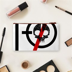 Twenty One Pilots Skull Cosmetic Bag (Small) from ArtsNow.com Back