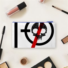 Twenty One Pilots Skull Cosmetic Bag (Small) from ArtsNow.com Back