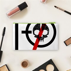 Twenty One Pilots Skull Cosmetic Bag (Small) from ArtsNow.com Back