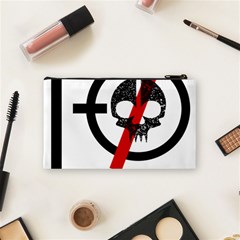Twenty One Pilots Skull Cosmetic Bag (Small) from ArtsNow.com Back