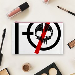 Twenty One Pilots Skull Cosmetic Bag (Medium) from ArtsNow.com Front